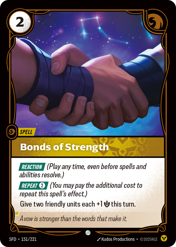 Bonds of Strength (Foil) - Spiritforged #151