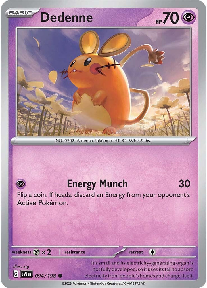 Pokemon | Dedenne (094/198) [Scarlet & Violet: Base Set] | The Nerd Merchant