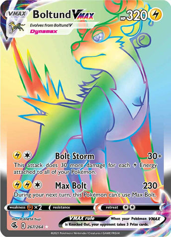 Pokemon | Boltund VMAX (267/264) [Sword & Shield: Fusion Strike] | The Nerd Merchant