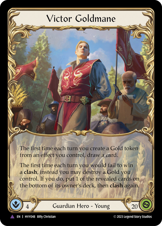 Flesh and Blood TCG | Victor Goldmane (Marvel) [HVY048] (Heavy Hitters)  Cold Foil | The Nerd Merchant