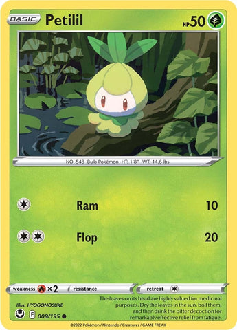 Pokemon | Petilil (009/195) [Sword & Shield: Silver Tempest] | The Nerd Merchant