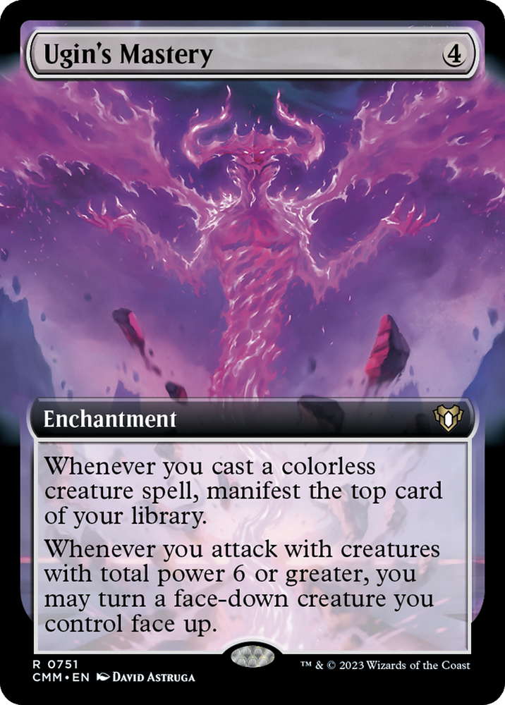 Magic | Ugin's Mastery (Extended Art) [Commander Masters] | The Nerd Merchant