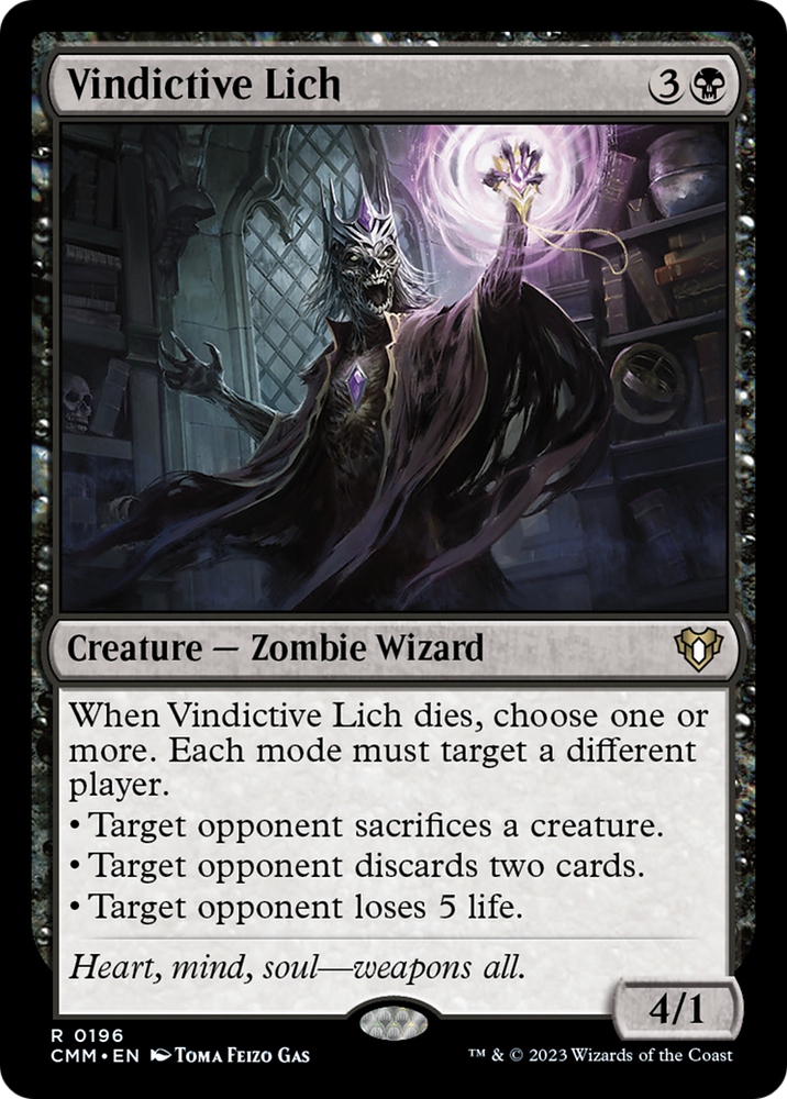 Magic | Vindictive Lich [Commander Masters] | The Nerd Merchant