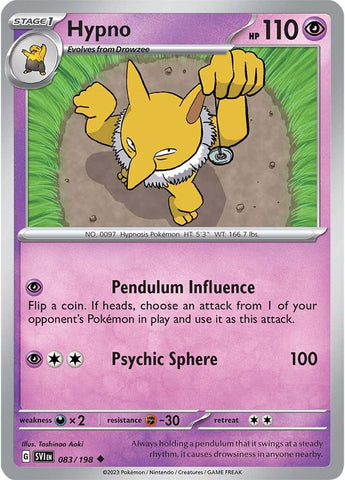 Pokemon | Hypno (083/198) [Scarlet & Violet: Base Set] | The Nerd Merchant