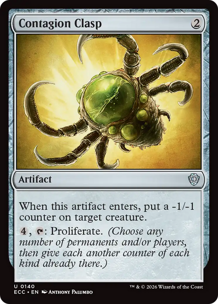 Magic | Contagion Clasp [Lorwyn Eclipsed Commander] | The Nerd Merchant