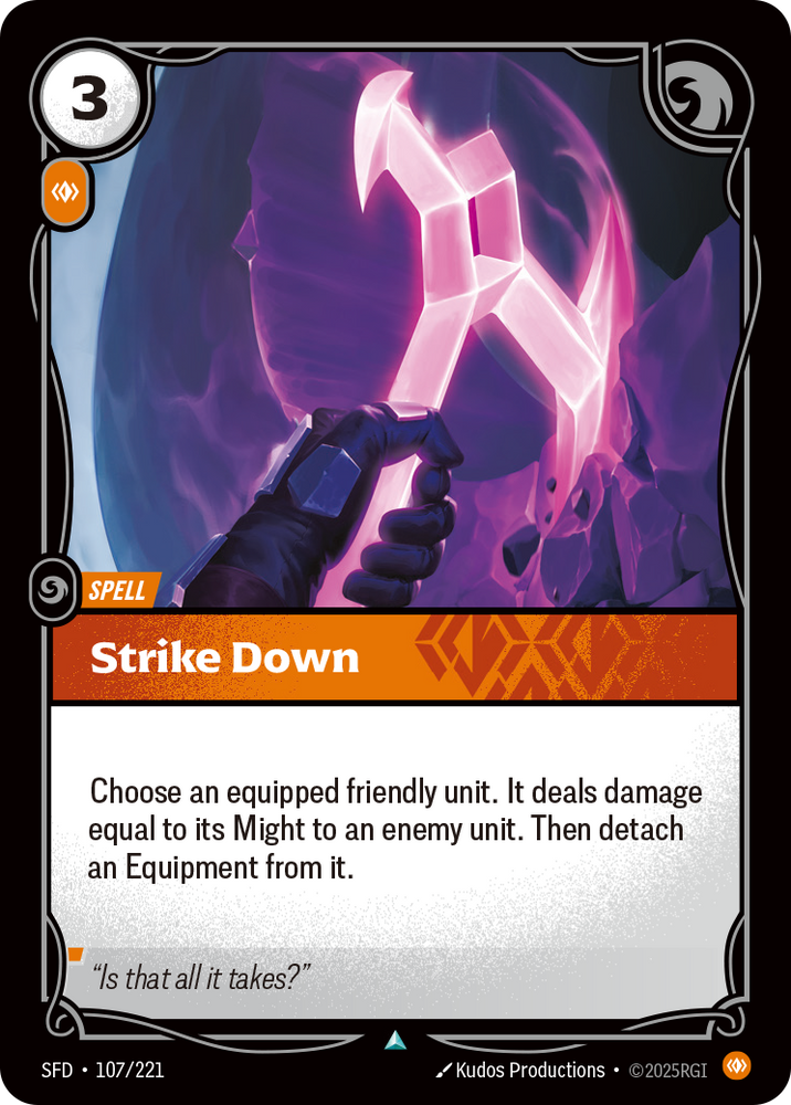 Strike Down (Foil) - Spiritforged #107