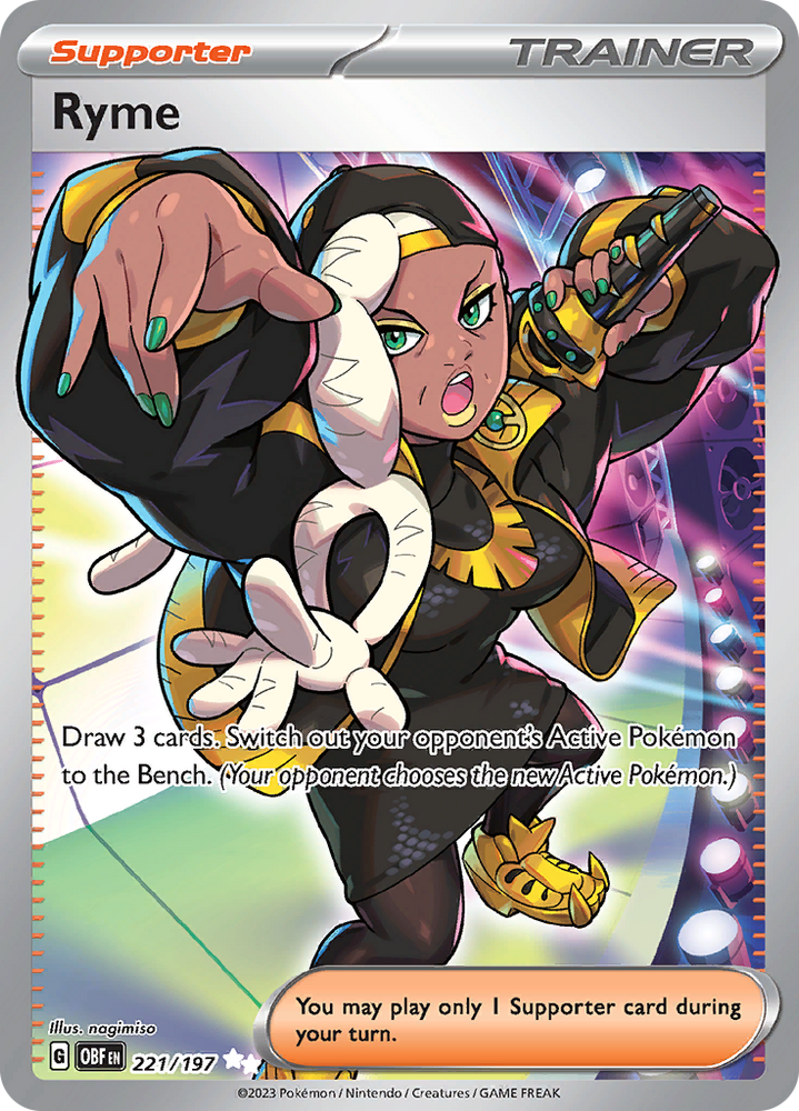 Pokemon | Ryme (221/197) [Scarlet & Violet: Obsidian Flames] | The Nerd Merchant