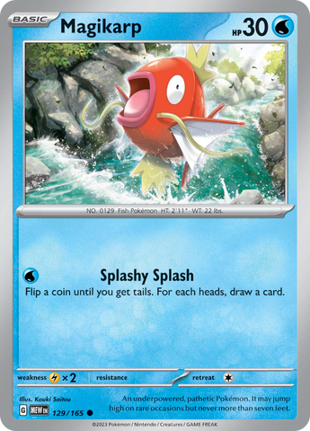 Pokemon | Magikarp (129/165) [Scarlet & Violet 151] | The Nerd Merchant