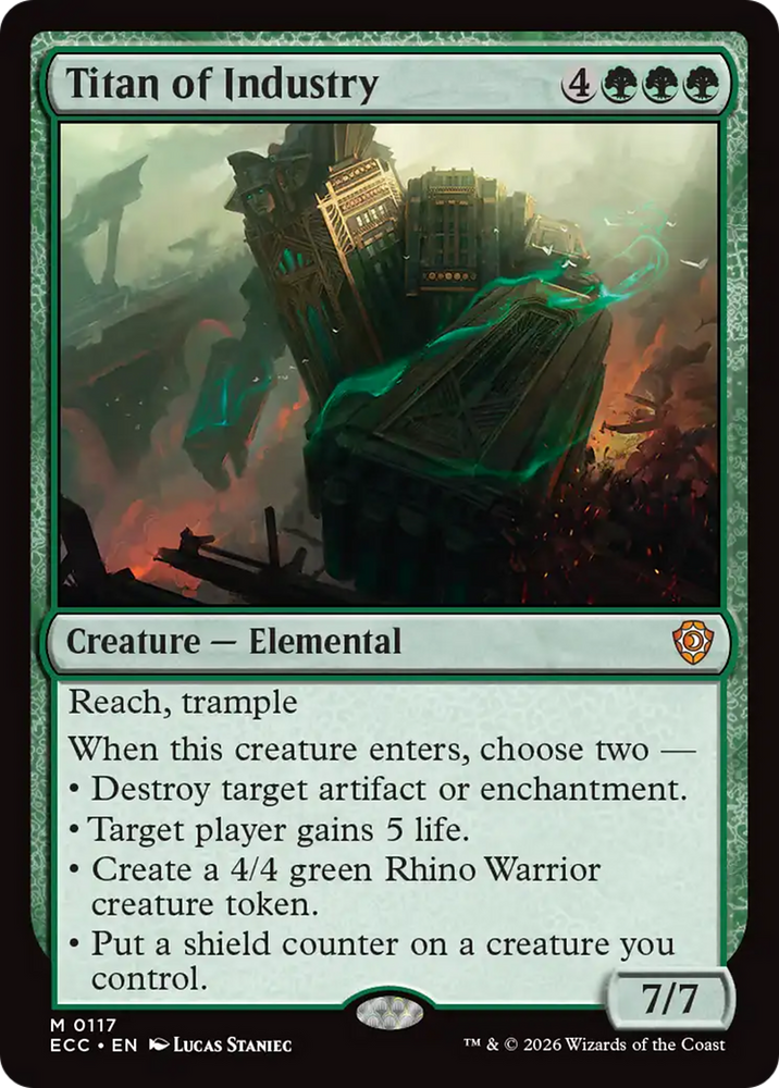 Magic | Titan of Industry [Lorwyn Eclipsed Commander] | The Nerd Merchant
