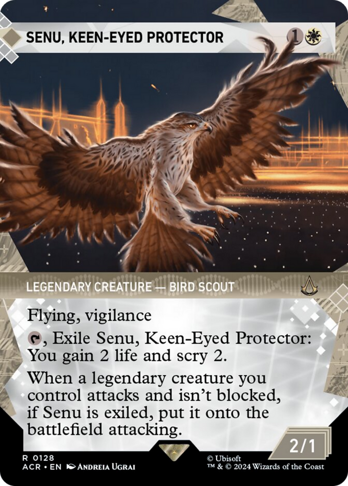 Magic | Senu, Keen-Eyed Protector (Showcase) [Assassin's Creed] | The Nerd Merchant