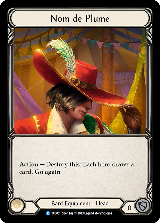 Flesh and Blood TCG | Nom de Plume [TCC051] (Round the Table: TCC x LSS) | The Nerd Merchant