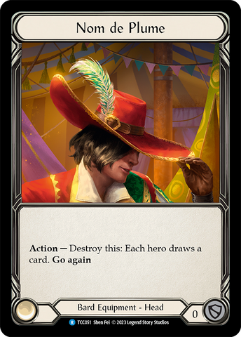 Flesh and Blood TCG | Nom de Plume [TCC051] (Round the Table: TCC x LSS) | The Nerd Merchant