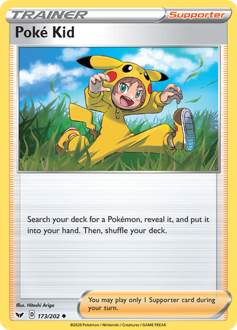 Pokemon | Poke Kid (173/202) [Sword & Shield: Base Set] | The Nerd Merchant