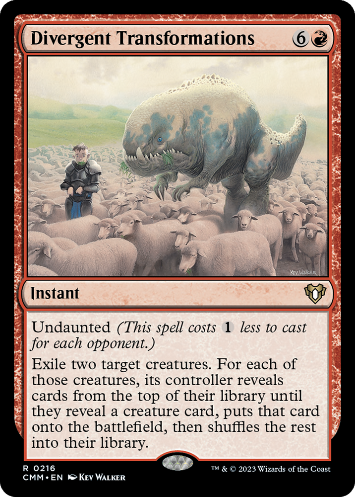 Magic | Divergent Transformations [Commander Masters] | The Nerd Merchant