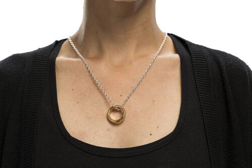 The One Ring (Gold Plated Tungsten with Elvish Runes) - Lord of The Rings