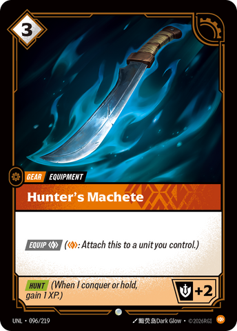 Hunter's Machete - Unleashed (096/219)