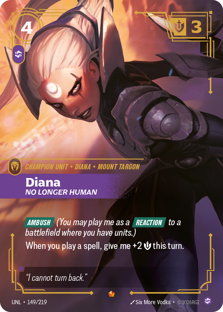 Diana - No Longer Human (Foil) - Unleashed (149/219)