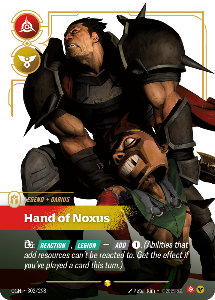 Hand of Noxus (Signature Foil) - Origins #302