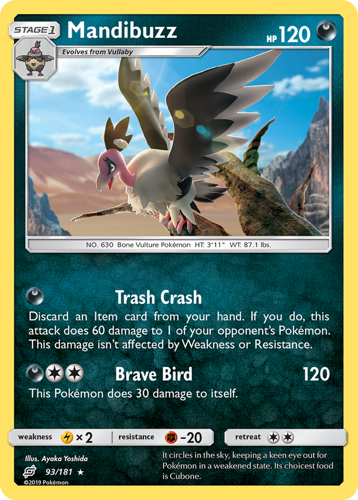 Pokemon | Mandibuzz (93/181) [Sun & Moon: Team Up] | The Nerd Merchant