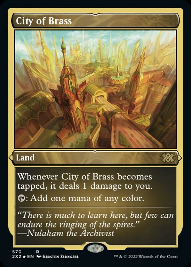 Magic | City of Brass (Foil Etched) [Double Masters 2022] | The Nerd Merchant