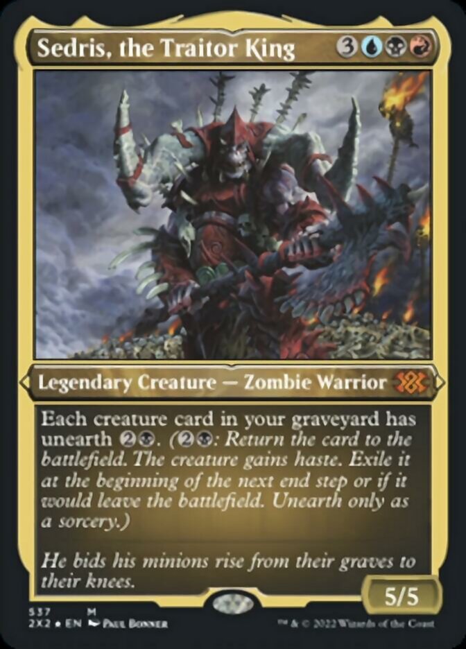 Magic | Sedris, the Traitor King (Foil Etched) [Double Masters 2022] | The Nerd Merchant