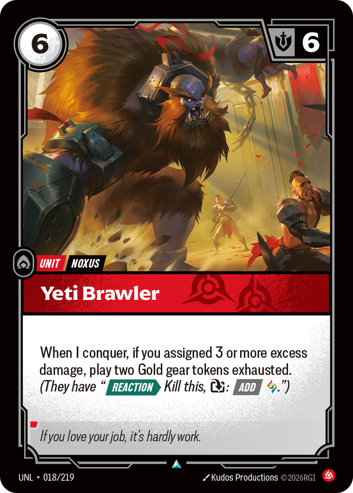 Yeti Brawler - Unleashed (018/219)