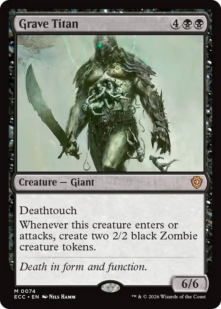 Magic | Grave Titan [Lorwyn Eclipsed Commander] | The Nerd Merchant