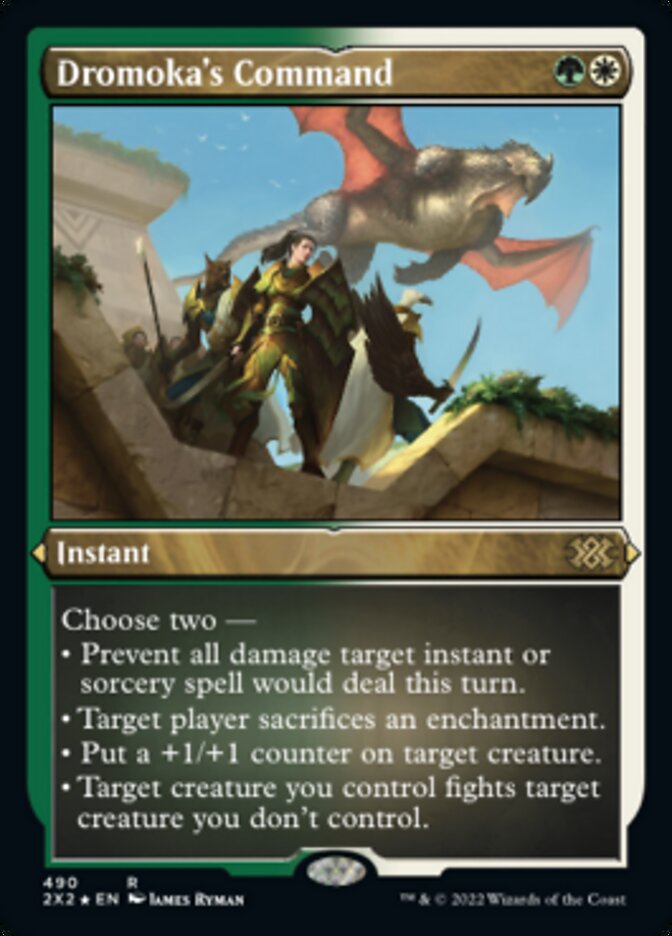 Magic | Dromoka's Command (Foil Etched) [Double Masters 2022] | The Nerd Merchant