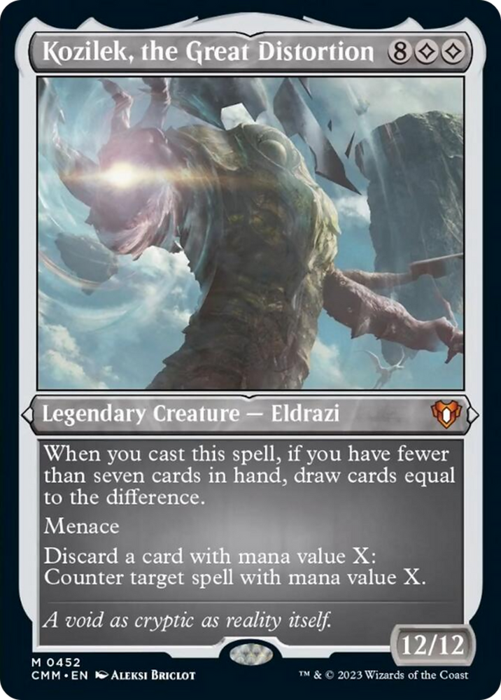 Magic | Kozilek, the Great Distortion (Foil Etched) [Commander Masters] | The Nerd Merchant