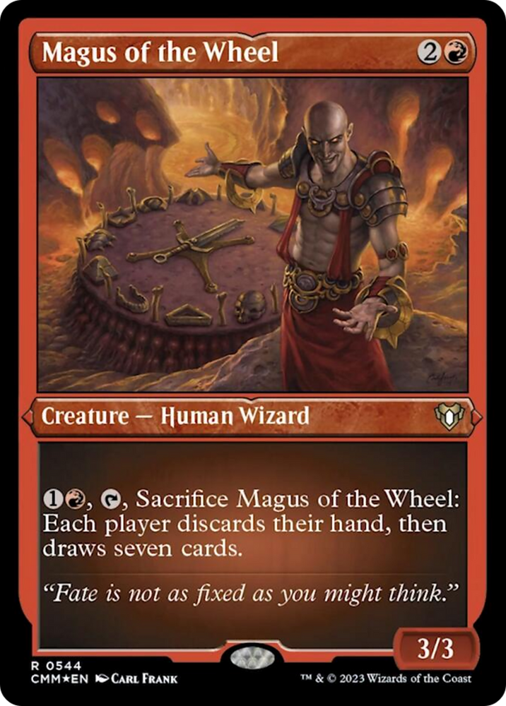 Magic | Magus of the Wheel (Foil Etched) [Commander Masters] | The Nerd Merchant