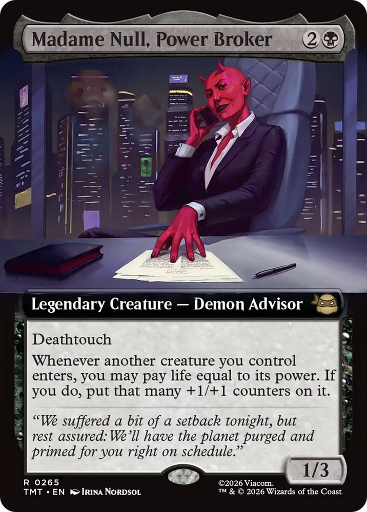 Magic | Madame Null, Power Broker (Extended Art) [Teenage Mutant Ninja Turtles] | The Nerd Merchant