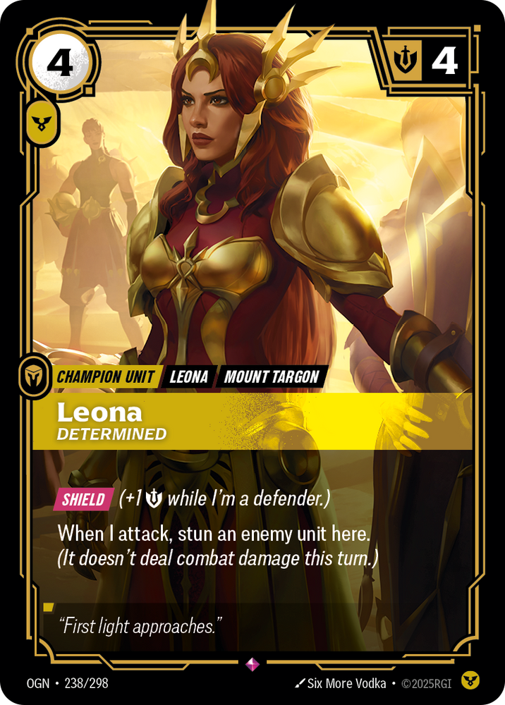 Leona, Determined (Foil) - Origins #238