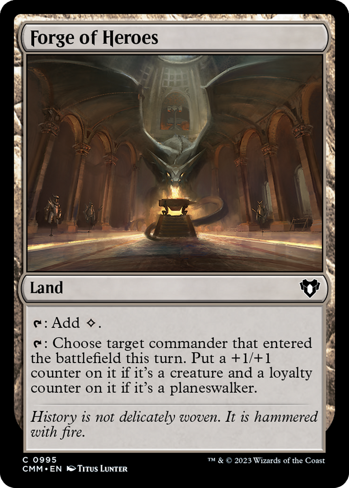 Magic | Forge of Heroes [Commander Masters] | The Nerd Merchant