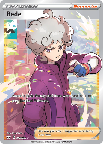 Pokemon | Bede (199/202) [Sword & Shield: Base Set] | The Nerd Merchant