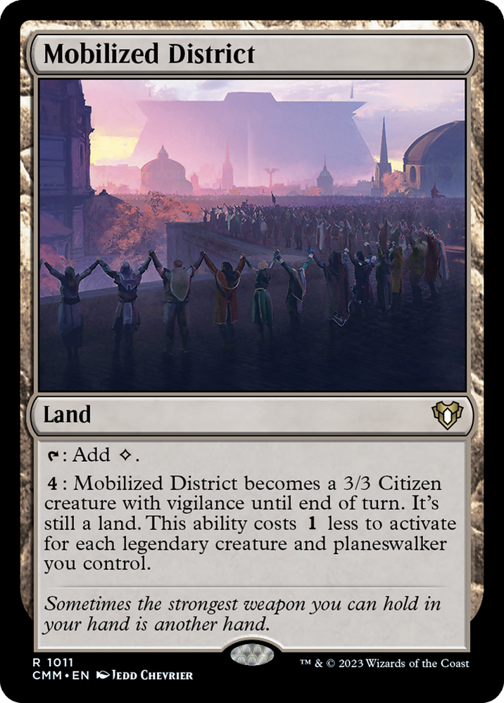 Magic | Mobilized District [Commander Masters] | The Nerd Merchant