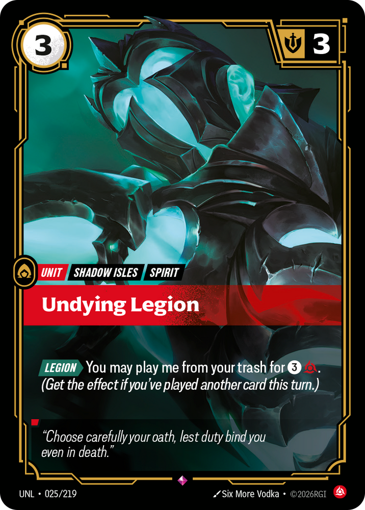 Undying Legion (Foil) - Unleashed (025/219)