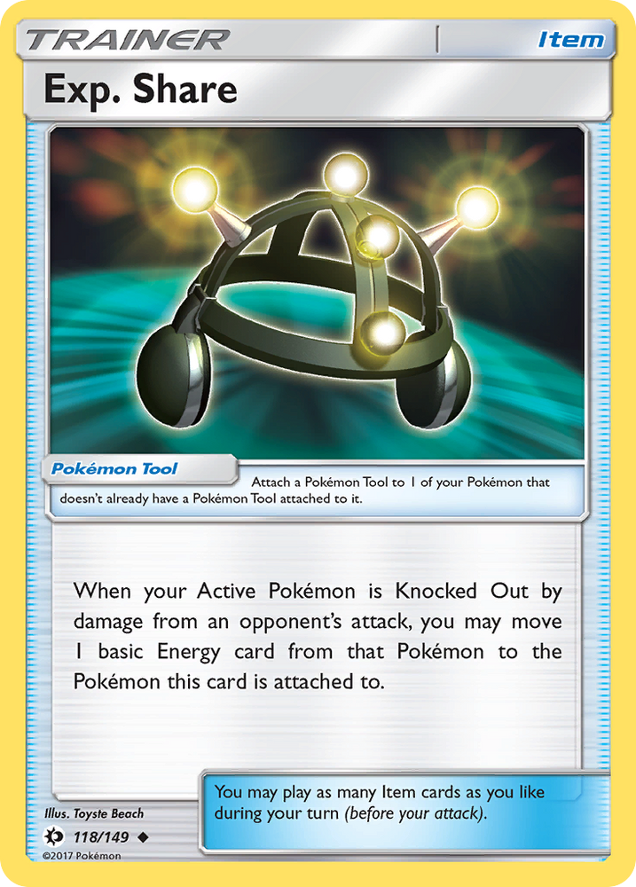 Pokemon | Exp. Share (118/149) [Sun & Moon: Base Set] | The Nerd Merchant