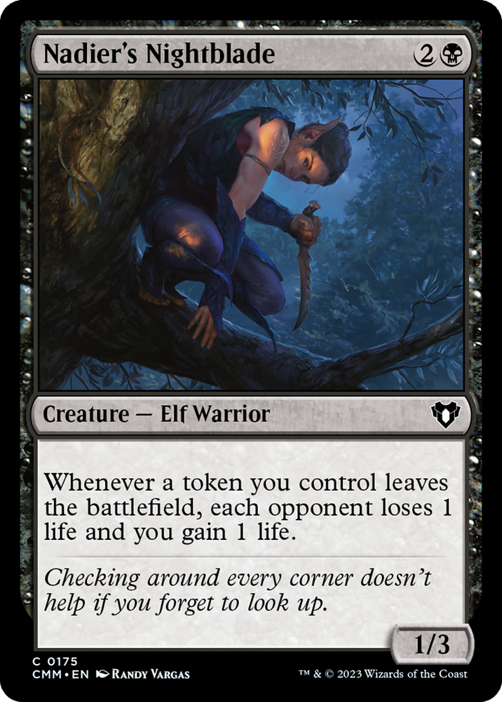Magic | Nadier's Nightblade [Commander Masters] | The Nerd Merchant