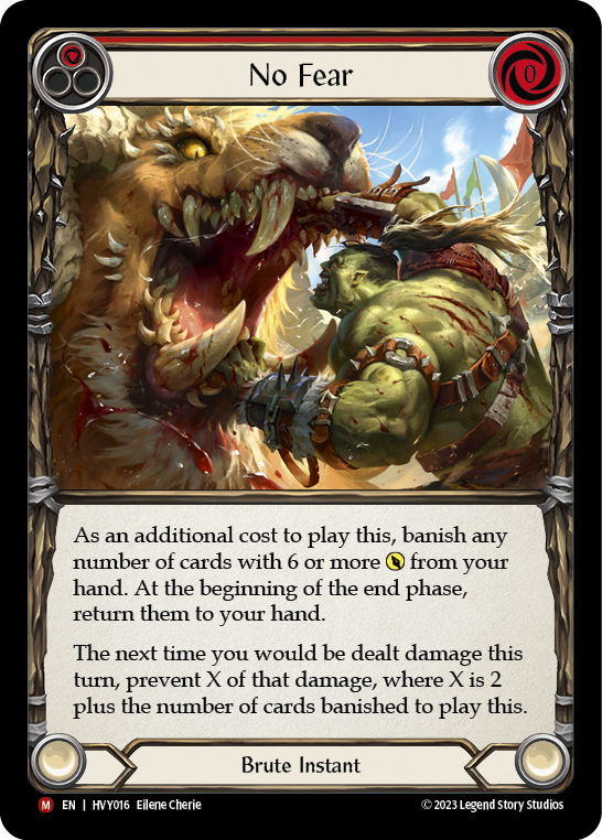 Flesh and Blood TCG | No Fear [HVY016] (Heavy Hitters) | The Nerd Merchant