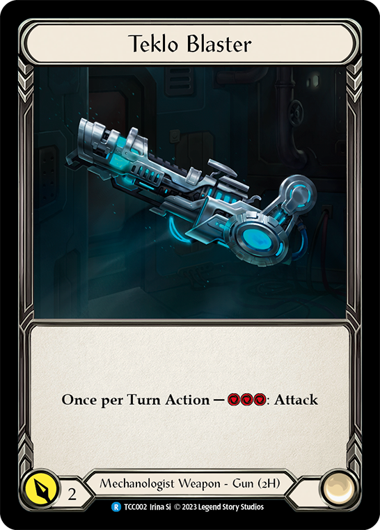 Flesh and Blood TCG | Teklo Blaster [TCC002] (Round the Table: TCC x LSS)  Cold Foil | The Nerd Merchant