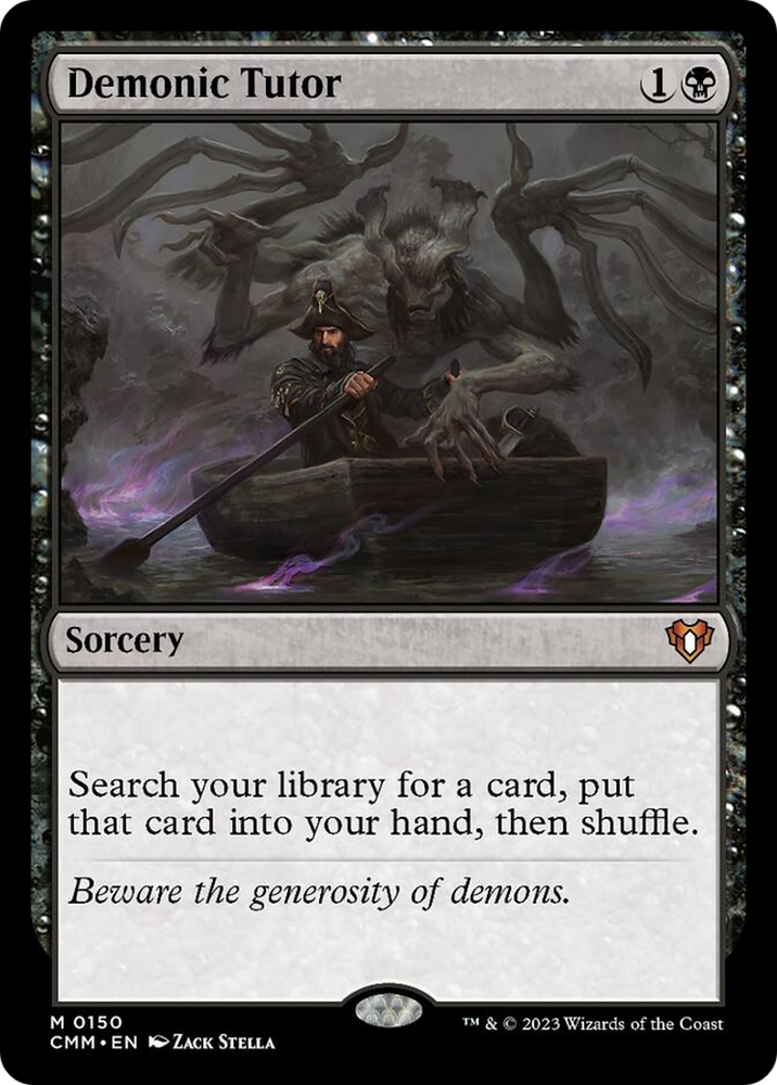 Magic | Demonic Tutor [Commander Masters] | The Nerd Merchant