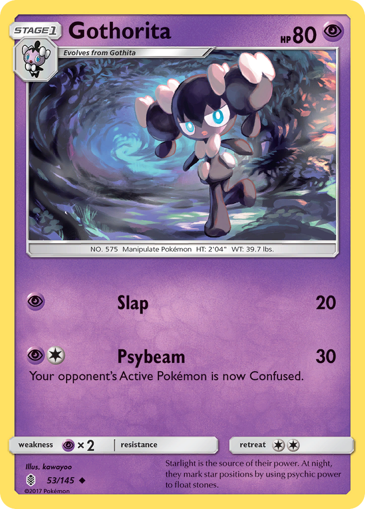 Pokemon | Gothorita (53/145) [Sun & Moon: Guardians Rising] | The Nerd Merchant