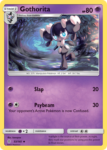 Pokemon | Gothorita (53/145) [Sun & Moon: Guardians Rising] | The Nerd Merchant