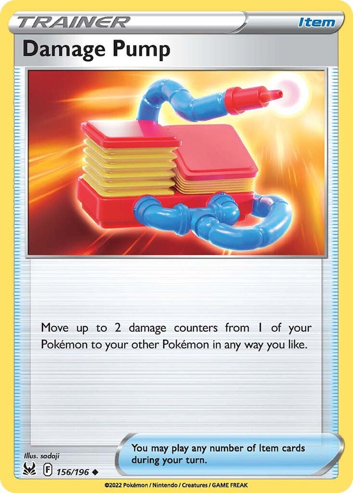 Pokemon | Damage Pump (156/196) [Sword & Shield: Lost Origin] | The Nerd Merchant