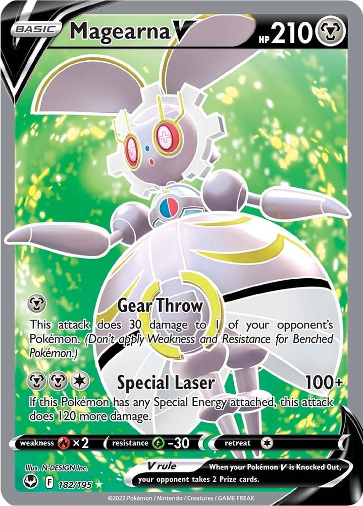 Pokemon | Magearna V (182/195) [Sword & Shield: Silver Tempest] | The Nerd Merchant