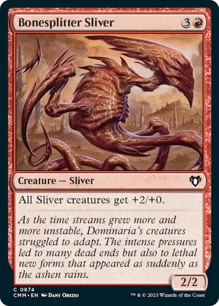 Magic | Bonesplitter Sliver [Commander Masters] | The Nerd Merchant
