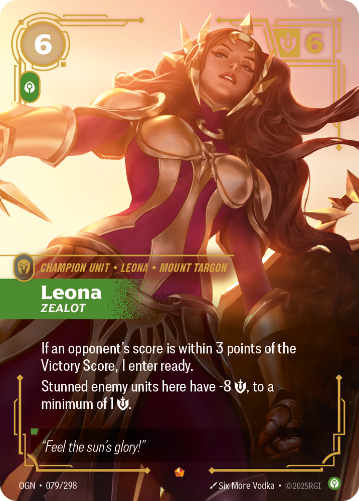 Leona, Zealot (Foil) - Origins #79