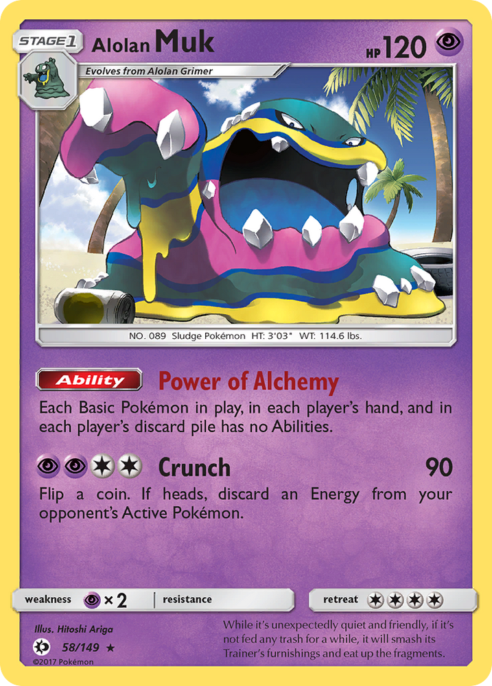 Pokemon | Alolan Muk (58/149) [Sun & Moon: Base Set] | The Nerd Merchant
