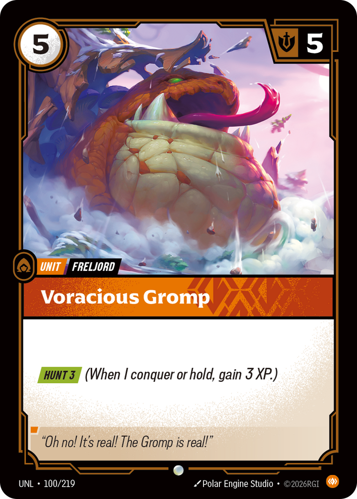 Voracious Gromp (Foil) - Unleashed (100/219)