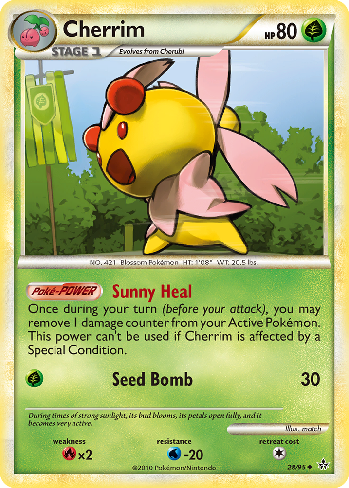 Pokemon | Cherrim (28/95) [HeartGold & SoulSilver: Unleashed] | The Nerd Merchant